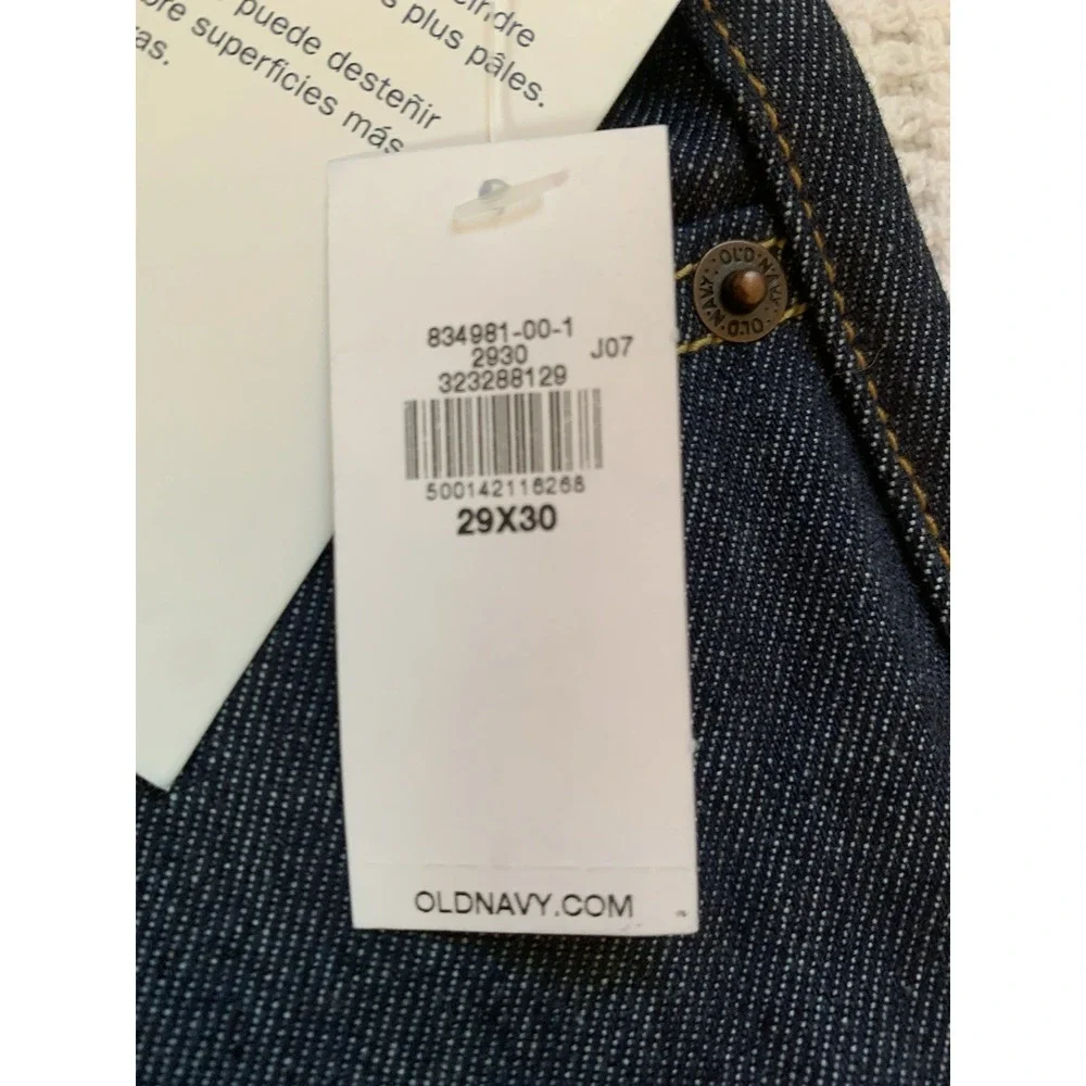 Old Navy 90s Mens Jeans‎ 29x30 Blue Dark Wash NEW w/Tags